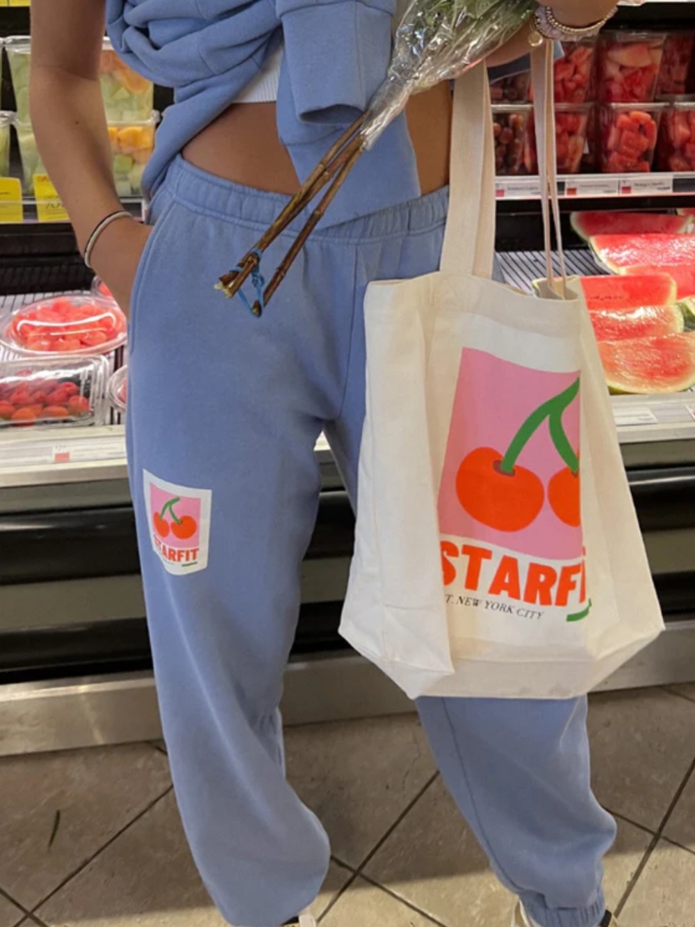 STARFIT “Cherry Bomb” Sweatpants